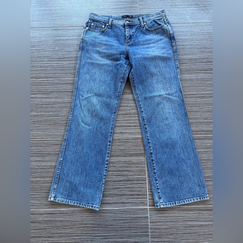 J. Crew Bootcut Jeans in Classic Blue size 10p